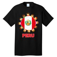 Peru Flag Baby Peruvian Hispanic Heritage Tall T-Shirt