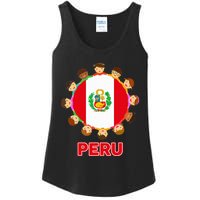 Peru Flag Baby Peruvian Hispanic Heritage Ladies Essential Tank