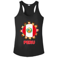 Peru Flag Baby Peruvian Hispanic Heritage Ladies PosiCharge Competitor Racerback Tank