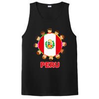 Peru Flag Baby Peruvian Hispanic Heritage PosiCharge Competitor Tank