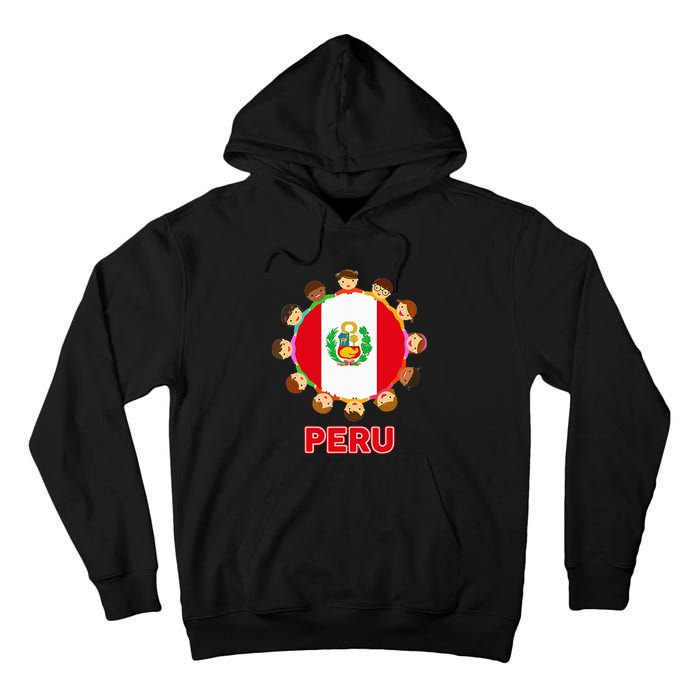 Peru Flag Baby Peruvian Hispanic Heritage Tall Hoodie