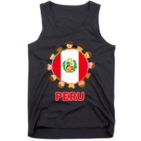 Peru Flag Baby Peruvian Hispanic Heritage Tank Top