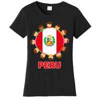 Peru Flag Baby Peruvian Hispanic Heritage Women's T-Shirt