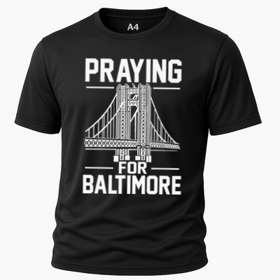 Praying For Baltimore The Baltimore Bridge Collapse Performance Shirt