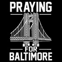 Praying For Baltimore The Baltimore Bridge Collapse Sustainable Bucket Hat