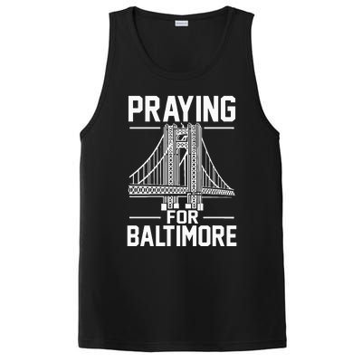 Praying For Baltimore The Baltimore Bridge Collapse PosiCharge Competitor Tank