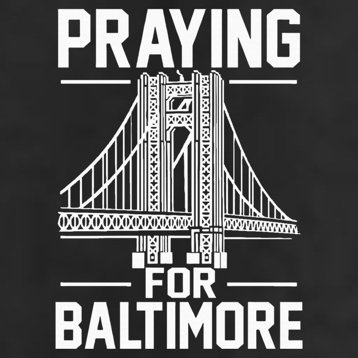 Praying For Baltimore The Baltimore Bridge Collapse Microfiber Hand Towel