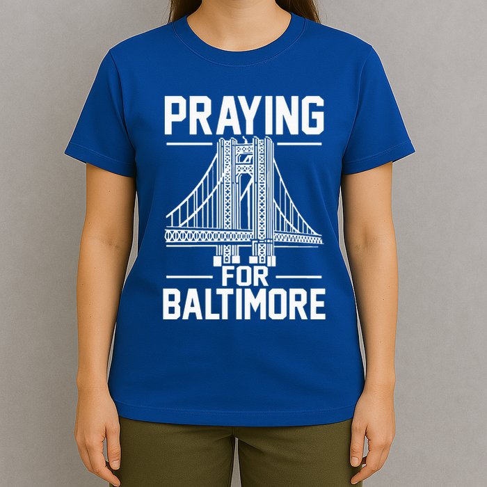 Praying For Baltimore The Baltimore Bridge Collapse T-Shirt