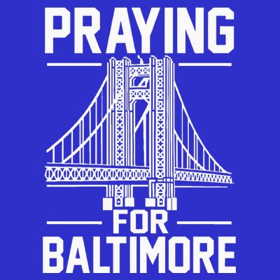 Praying For Baltimore The Baltimore Bridge Collapse T-Shirt