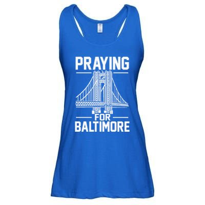 Praying For Baltimore The Baltimore Bridge Collapse Ladies Essential Flowy Tank