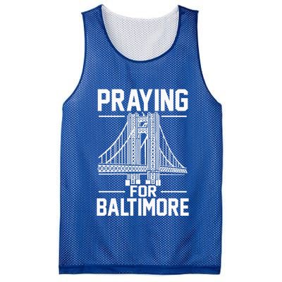 Praying For Baltimore The Baltimore Bridge Collapse Mesh Reversible Basketball Jersey Tank