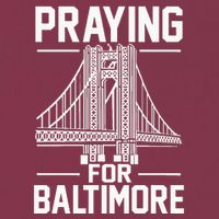 Praying For Baltimore The Baltimore Bridge Collapse 16oz Travel Tumbler