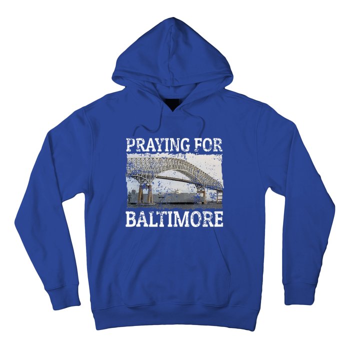 Praying For Baltimore The Baltimore Bridge Collapse Hoodie