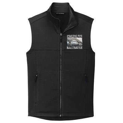 Praying For Baltimore The Baltimore Bridge Collapse Collective Smooth Fleece Vest