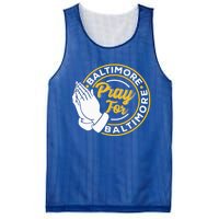 Pray For Baltimore Baltimore Strong Praying For Baltimore Mesh Reversible Basketball Jersey Tank