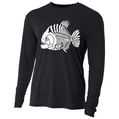 Piranha Fish Bone Design Cooling Performance Long Sleeve Crew