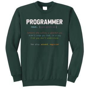 Programming Funny Computer Geek Gift Definition Programmer Sweatshirt