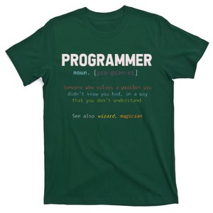 Programming Funny Computer Geek Gift Definition Programmer T-Shirt