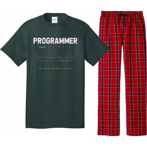 Programming Funny Computer Geek Gift Definition Programmer Pajama Set