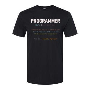 Programming Funny Computer Geek Gift Definition Programmer Softstyle CVC T-Shirt