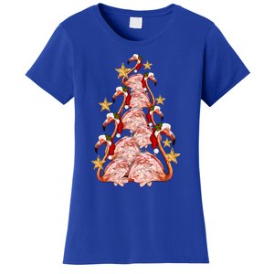 Pink Flamingo Christmas Tree Cute Flamingos Holiday DéCor Great Gift Women's T-Shirt