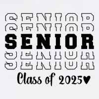 Proud Family Class Of 2025 Cute Heart Senior 2025 Hoodie