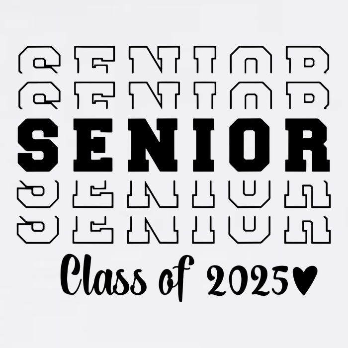 Proud Family Class Of 2025 Cute Heart Senior 2025 Hoodie