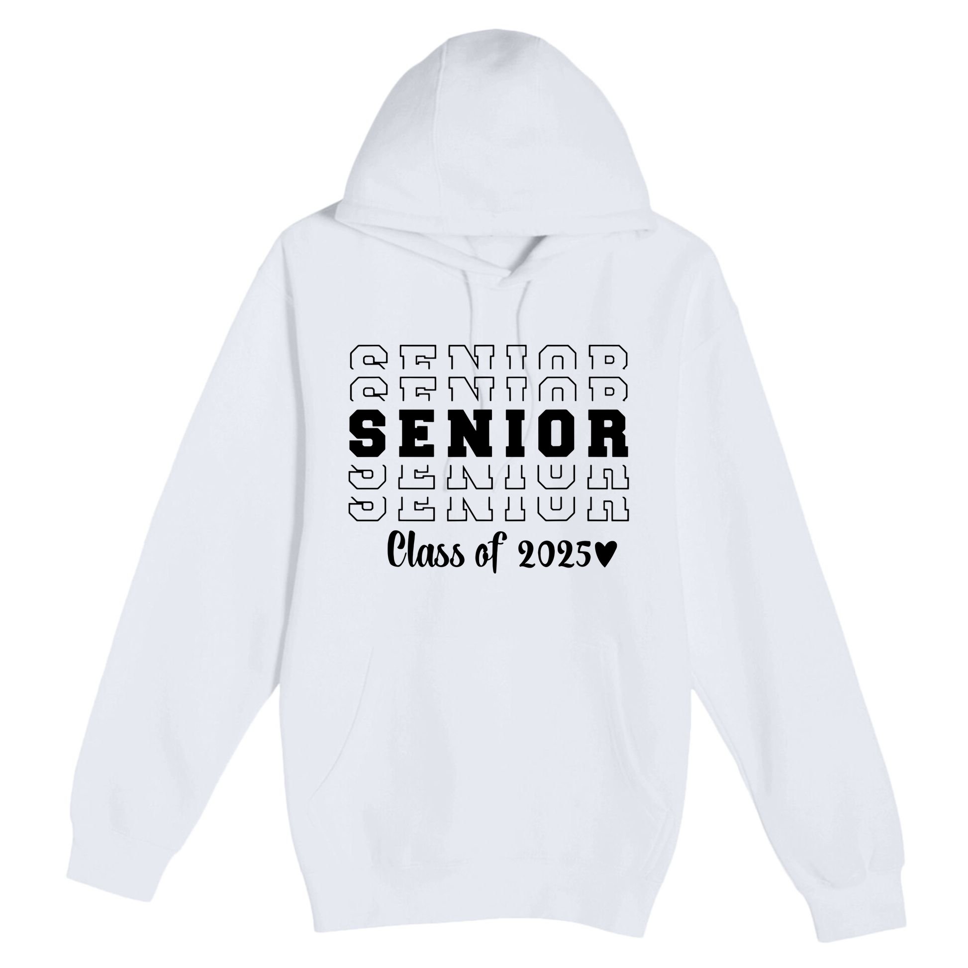 Proud Family Class Of 2025 Cute Heart Senior 2025 Premium Pullover Hoodie