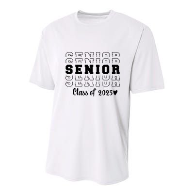 Proud Family Class Of 2025 Cute Heart Senior 2025 Youth Performance Sprint T-Shirt