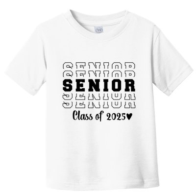 Proud Family Class Of 2025 Cute Heart Senior 2025 Toddler T-Shirt