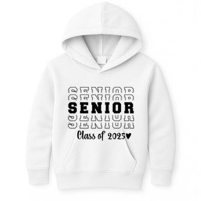 Proud Family Class Of 2025 Cute Heart Senior 2025 Kids Hoodie