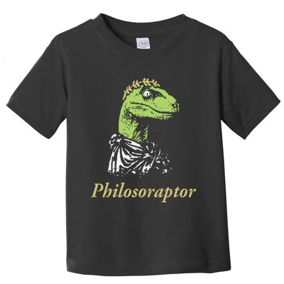 Philosoraptor Funny Cute Gift Toddler T-Shirt