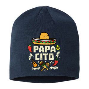 Papacito Family Cinco De Mayo Matchin Couple Mexican Dad Sustainable Beanie