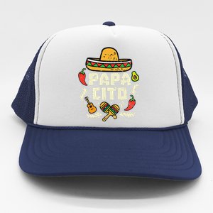 Papacito Family Cinco De Mayo Matchin Couple Mexican Dad Trucker Hat