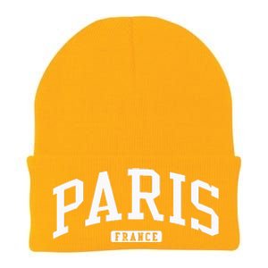 Paris France College University Style Knit Cap Winter Beanie