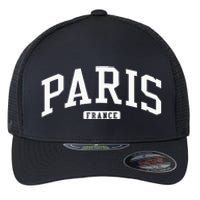 Paris France College University Style Flexfit Unipanel Trucker Cap