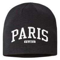 Paris France College University Style Sustainable Beanie