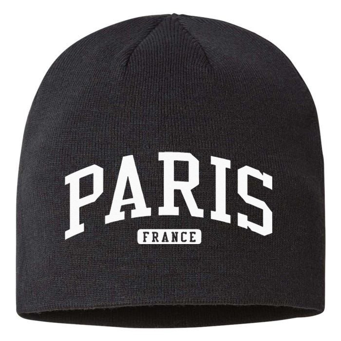 Paris France College University Style Sustainable Beanie