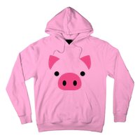 Pig Face Costume Funny Halloween Hoodie