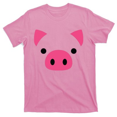 Pig Face Costume Funny Halloween T-Shirt