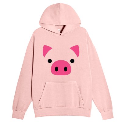 Pig Face Costume Funny Halloween Urban Pullover Hoodie