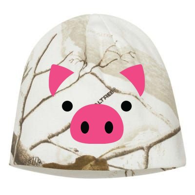 Pig Face Costume Funny Halloween Kati - Camo Knit Beanie