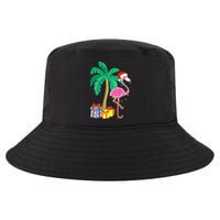 Pink Flamingo Christmas Palm Tree Tropical Xmas Funny Cool Comfort Performance Bucket Hat