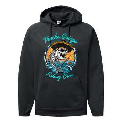 Pinchegringo Fishing Crew Performance Fleece Hoodie