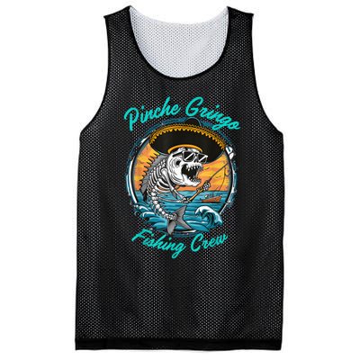 Pinchegringo Fishing Crew Mesh Reversible Basketball Jersey Tank