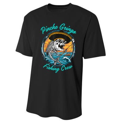 Pinchegringo Fishing Crew Performance Sprint T-Shirt