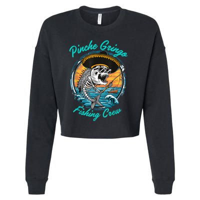 Pinchegringo Fishing Crew Cropped Pullover Crew