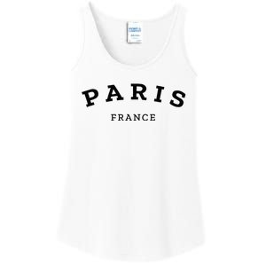 Paris France Cool Women Girl Casual French Ladies Essential Tank