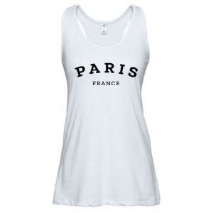 Paris France Cool Women Girl Casual French Ladies Essential Flowy Tank