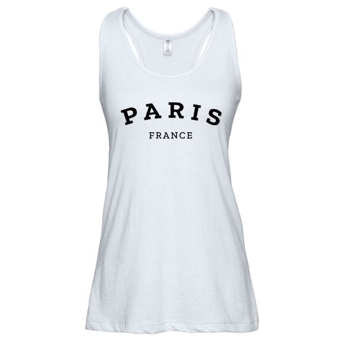 Paris France Cool Women Girl Casual French Ladies Essential Flowy Tank